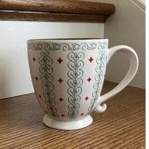 Starbucks Grande Barista Coffee Mug Vintage 2003 Christmas Collectible Red Green